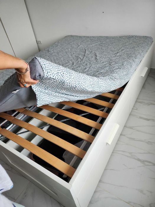 Pat ikea 140/200 + saltea+ somiera