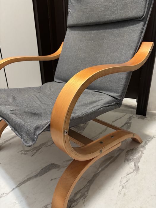 Люлееш стол от масивно дърво