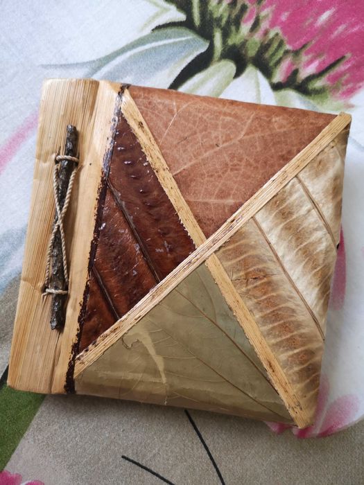 Албум за снимки 9/13см. от природни материали