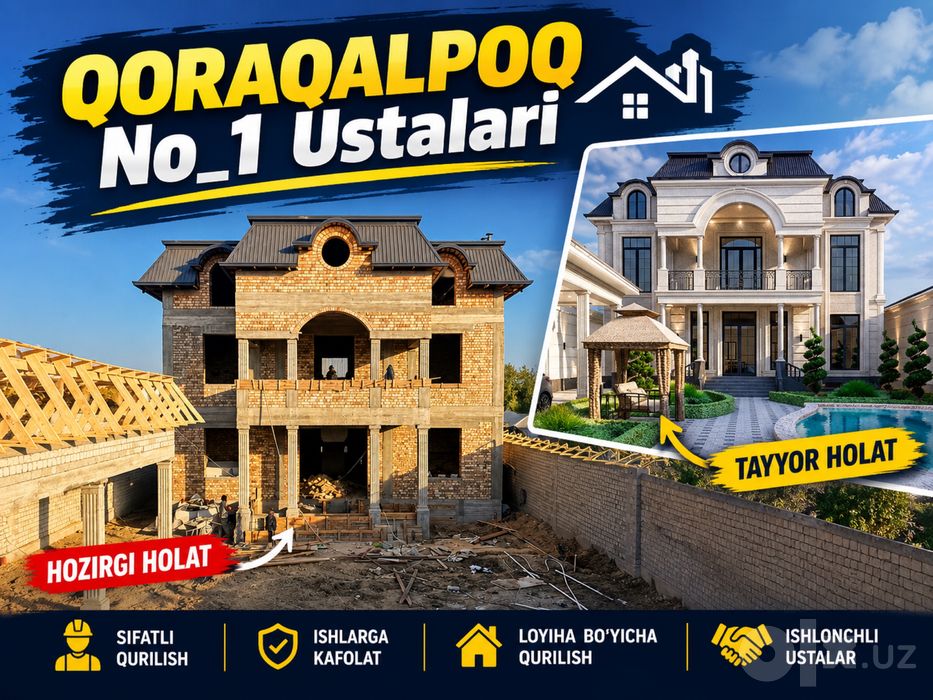 Qurilish brigadasi/Noldan uy quramiz/beton quyish/fundament quyish