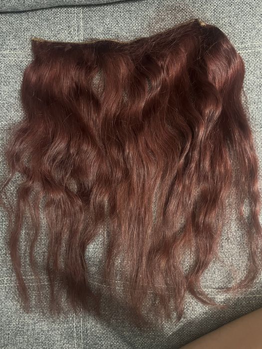 Индийска естествена коса на треса, чуплива