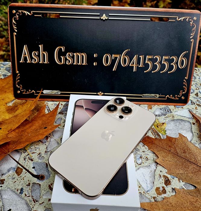 Iphone 16 Pro IMPECABIL, FULL BOX, baterie 100%