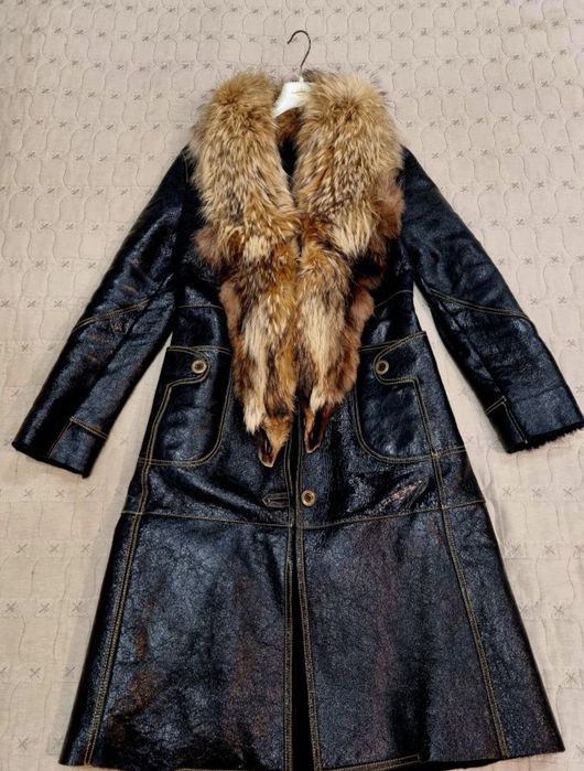 Роскошная дубленка! Натуральная!+в подарок новые брюки!