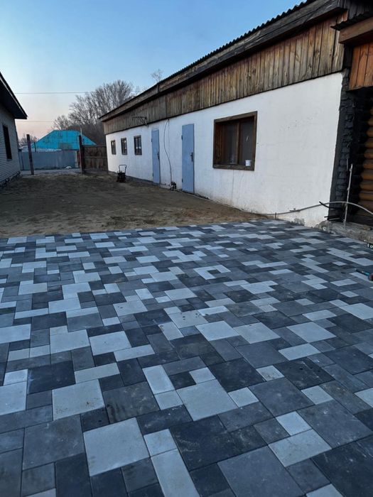 Укладка брусчатки