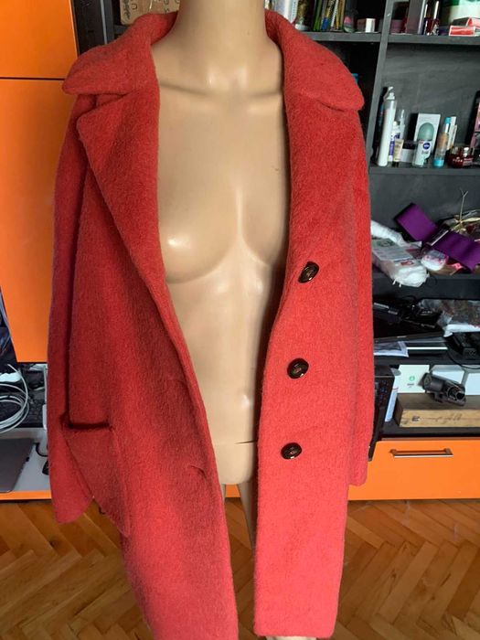 Палто Weekend Max Mara, цвят корал, размер 46 IT