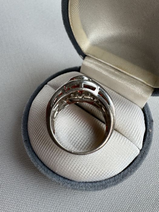 Inel din argint si cubic zirconia