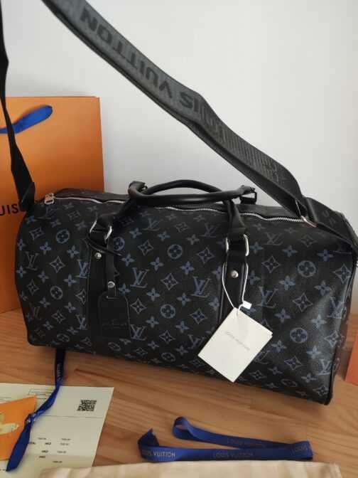 In stoc voiaj, geanta sport piele Louis Vuitton 1109.14