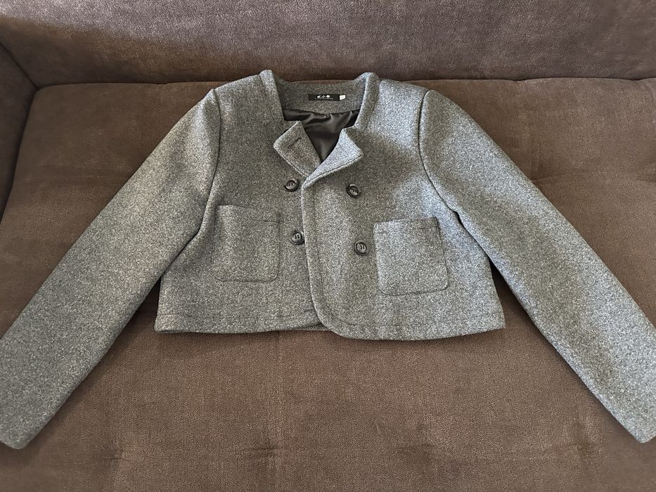 Серая форма. Пиджак и юбка