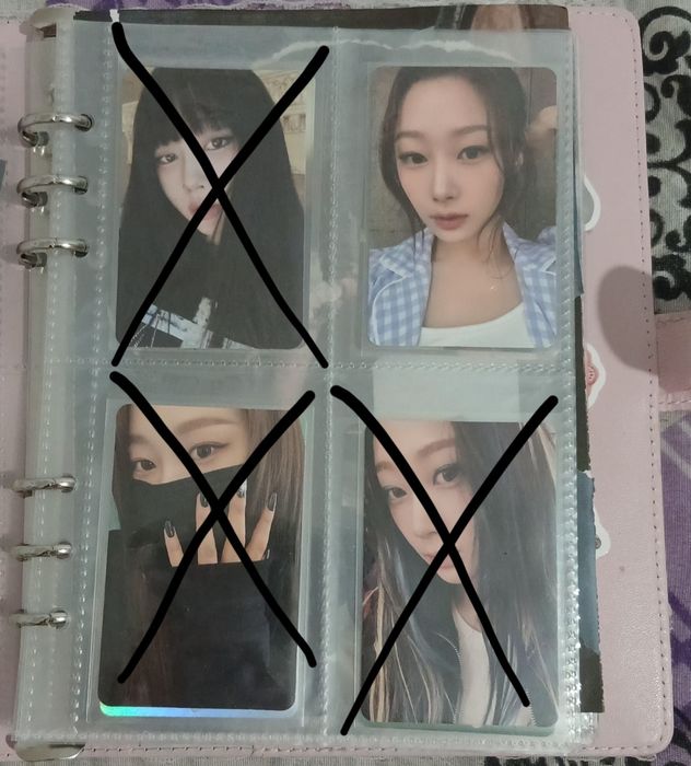 Aespa, lesseeafim, twice, itzy photocards