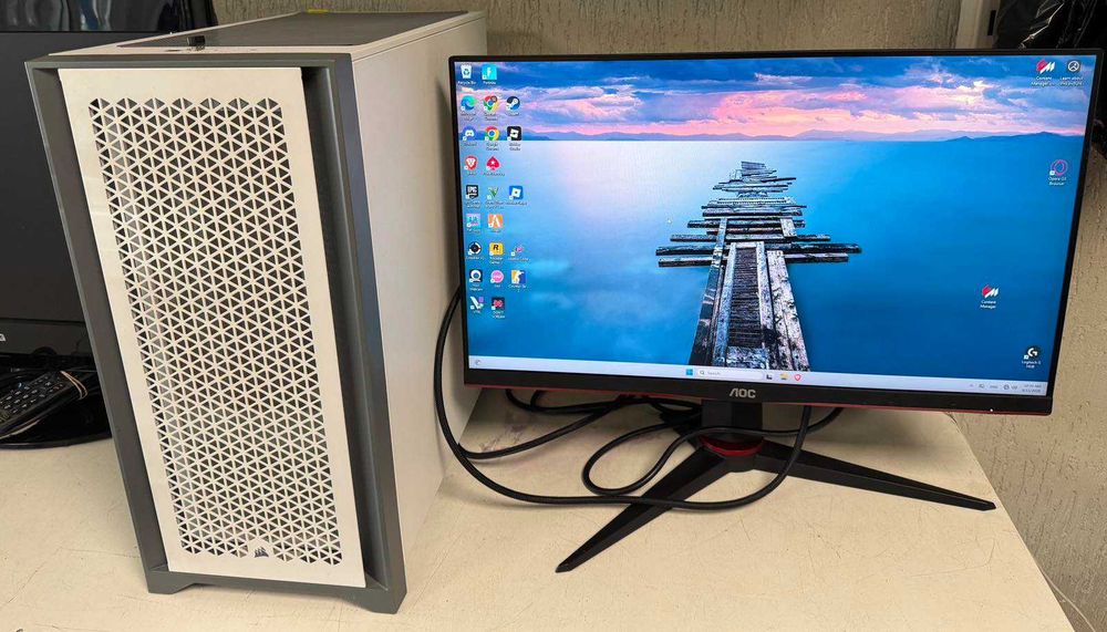 Настолен Компютър ACPI + Монитор AOC 24g2su
