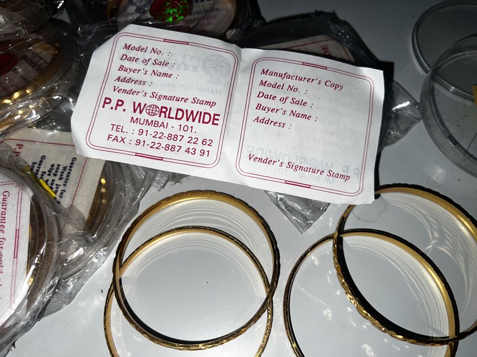 Brățara indiana placată cu aur