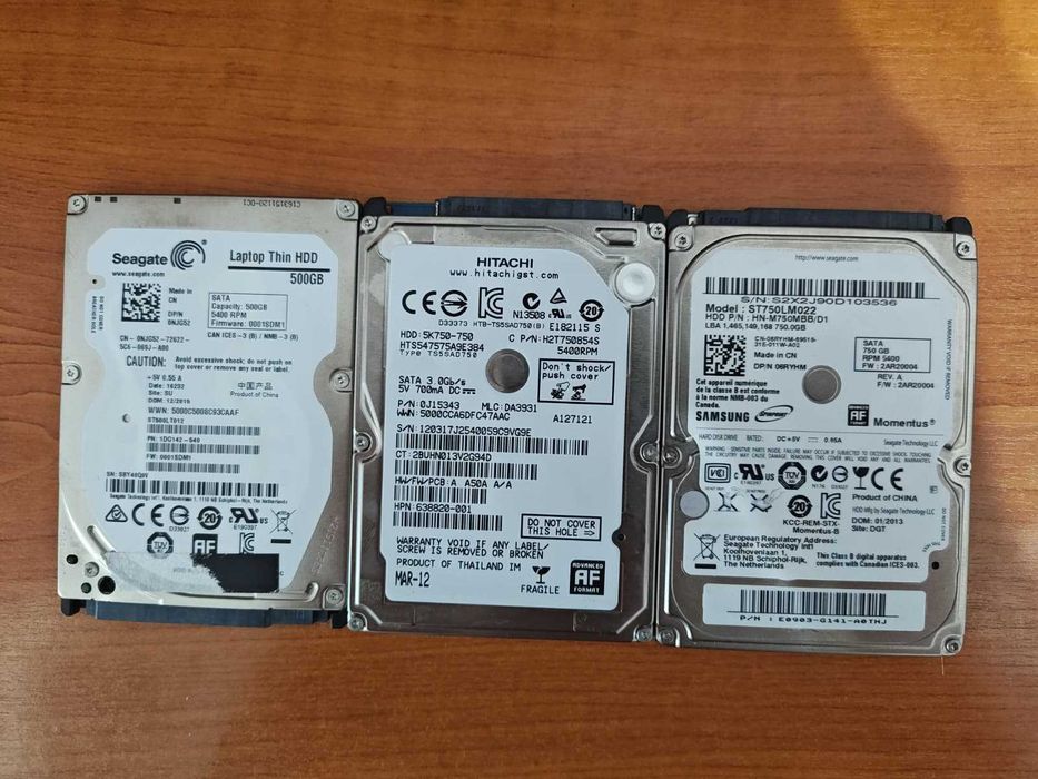Hard disk 750gb 500gb 2.5 inch