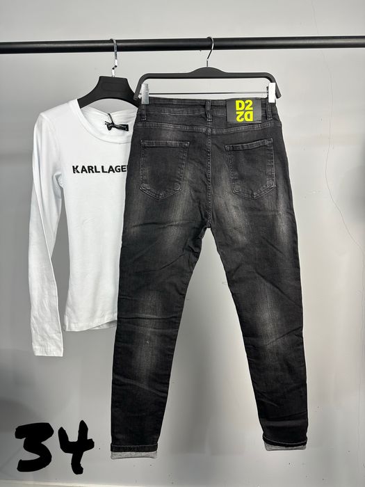 Dsquared дамски черни дънки