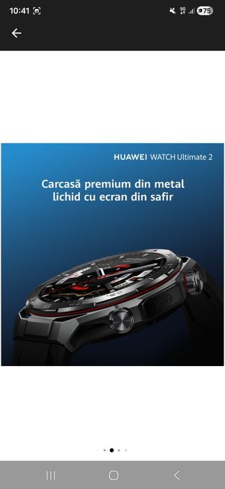 Smartwatch HUAWEI Watch Ultimate 2, Android/iOS, Blue
