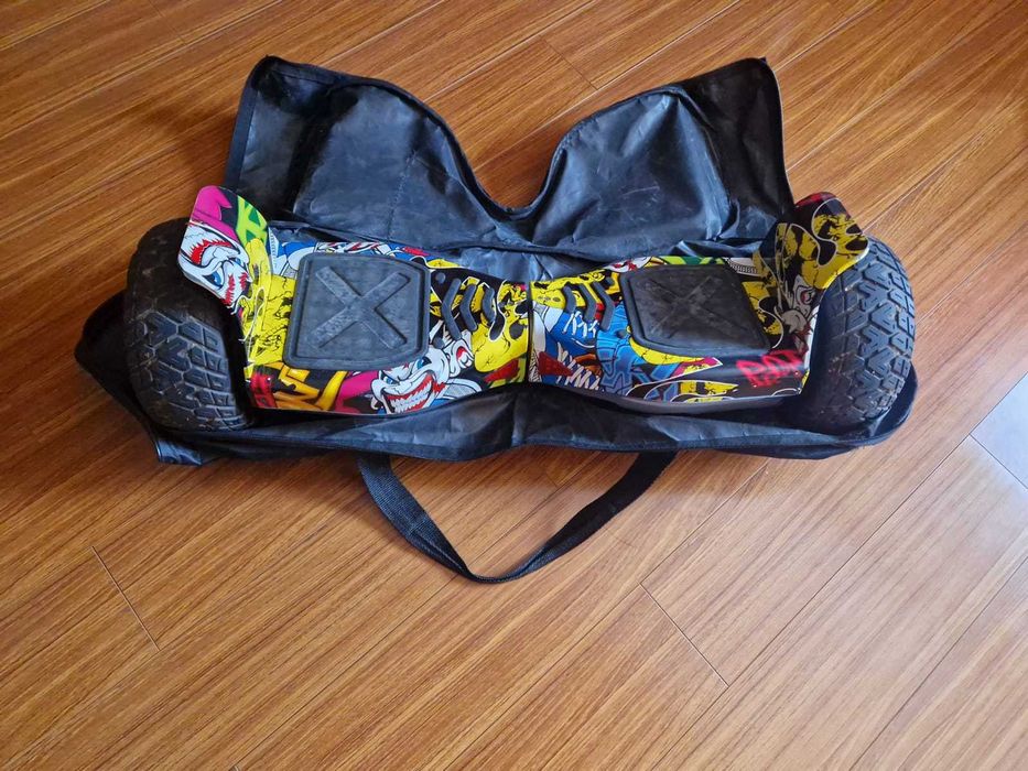 Hoverboard multicolor cu luminițe si Bluetooth