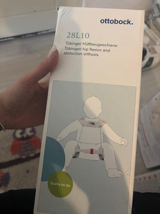 Orteză șold bebeluși Ottobock Tübingen 28L10 – Mărimea M (Displazie)