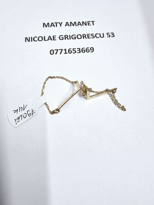 Maty Amanet cercei din aur 14 k 1.88 g cod 231