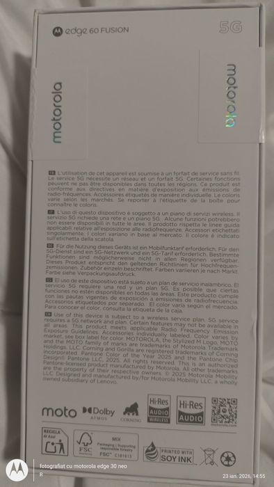 Motorola Edge 60 Fusion, nou, sigilat