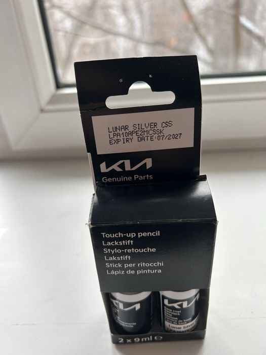 Краска для сколов kia ceed lunar silver оригинальная
