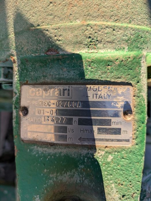 Pompa irigat caprari