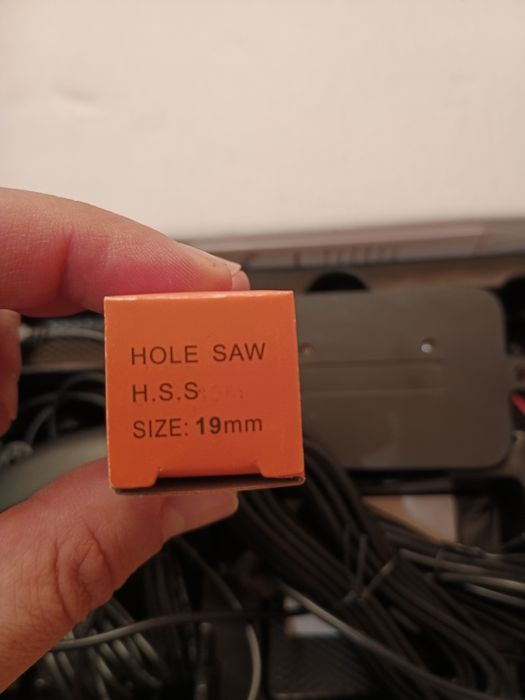 Парктроник за заден ход Черен, сензори 19мм, със звук и LED дис