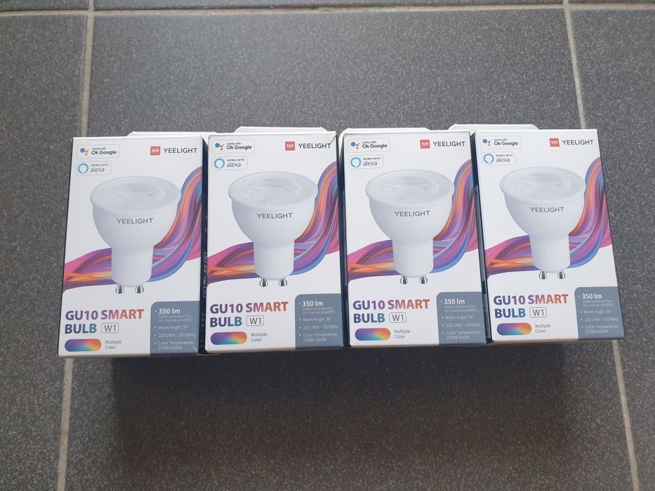 4x Becuri smart led + rgb wifi yeelight