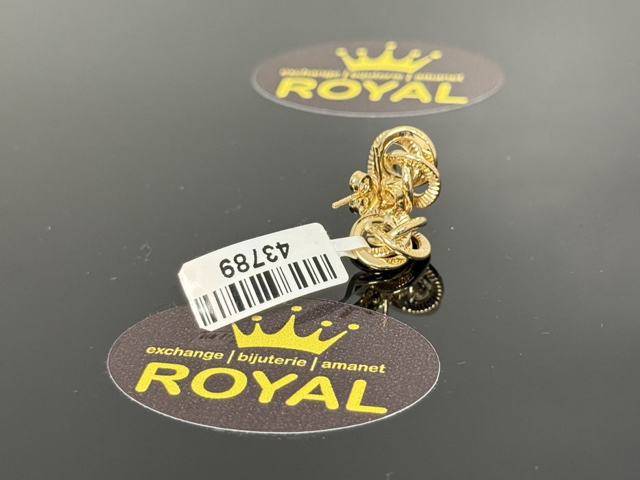 Bijuteria ROYAL : Cercei AUR 14K / 1.79 GR