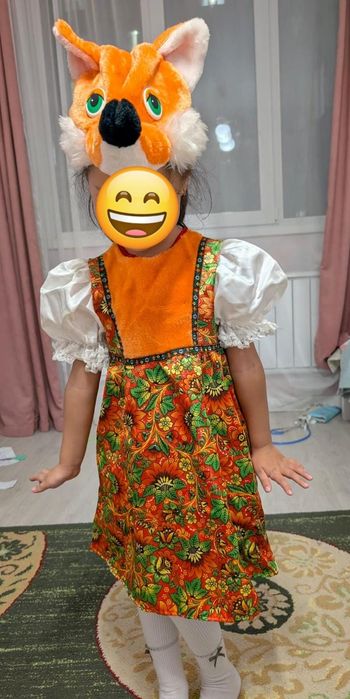 Новогодние костюмы лиса, лисица 3-5 лет
