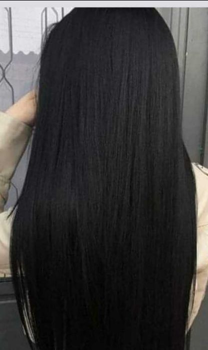 Коса черна използвана 60см.,100гр