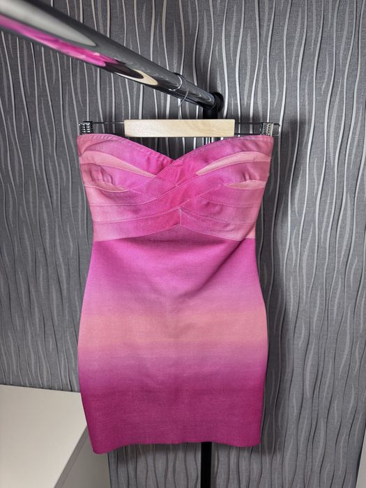 Бандажна розова рокля!