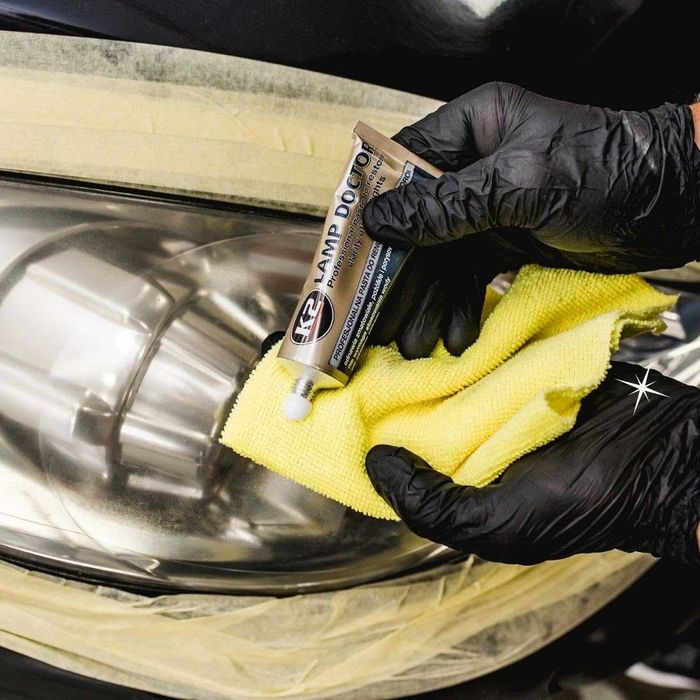 Паста за възстановяване на фарове K2 Lamp Doctor Pro - 60 гр.