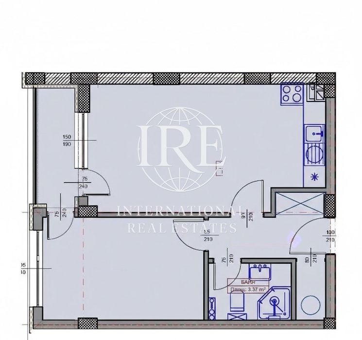 2-стаен в Варна-Възраждане 1 площ 62 цена 120000