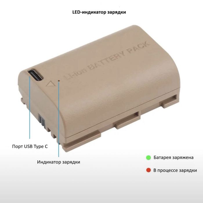 Аккумуляр LP-E6NH для Canon