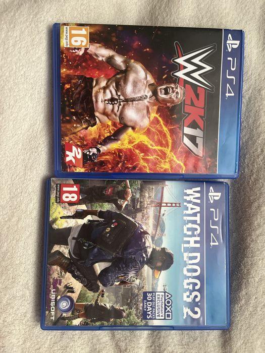 2 jocuri ps 4 w2k17watch dogs 2