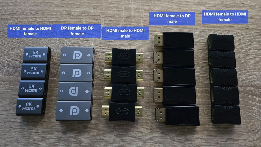 Adaptoare/spliter/convertor/mufe