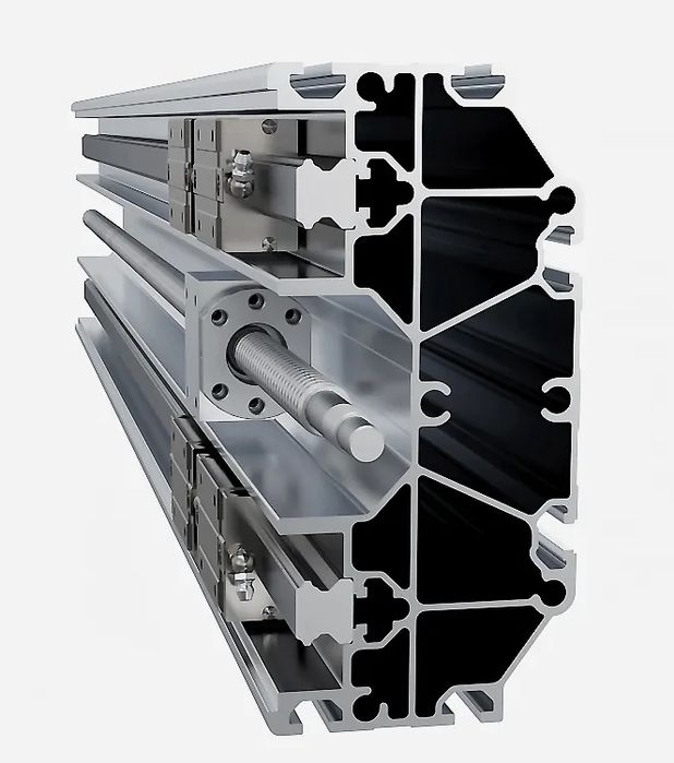 Vand profil axa X 200x96mm, accepta sfu/dfu 20/16 si ghidaje de 20mm
