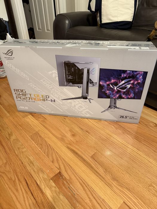 ASUS ROG Swift OLED PG27AQWP-W 27” 1440p 540Hz - Чисто нов в гаранция!