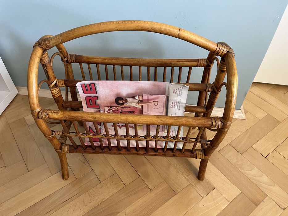 Бамбукова поставка за списания / 70-те