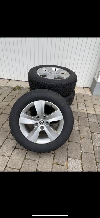 Vand Jante Aliaj Originale Skoda Cu Anvelope M+S