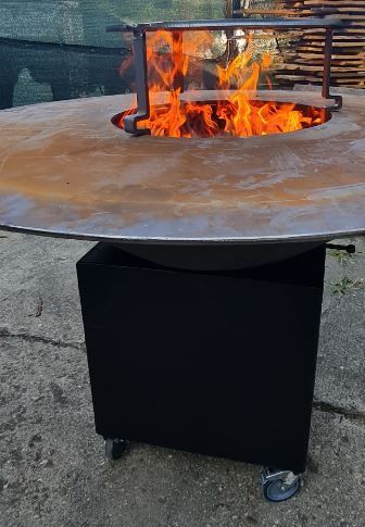 Vând plita rotunda, gratar rotund, grill, oak