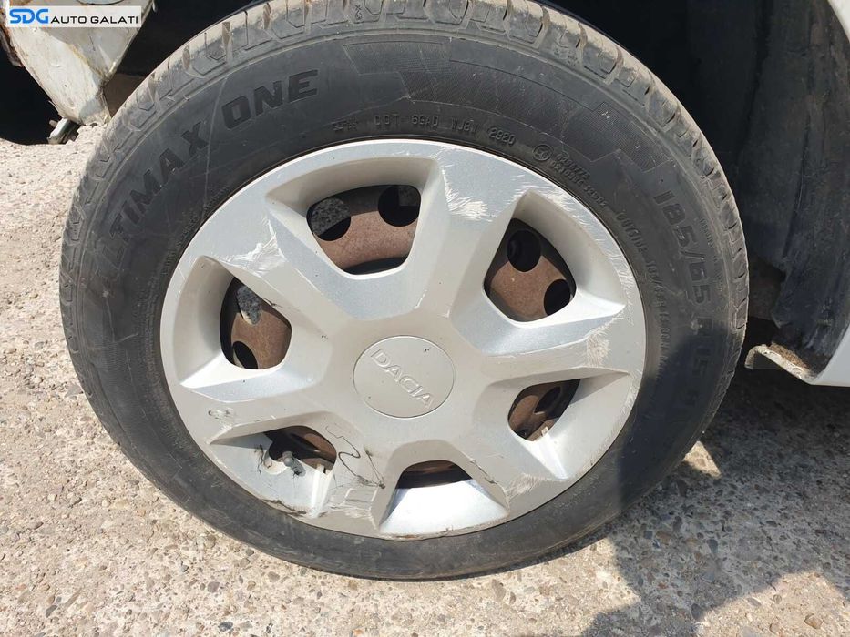 Set 4 Jante Roti Tabla cu Capace 185 65 15 R15 Dacia Logan 2 2012 - 2020 Cod sdgjt15bds1