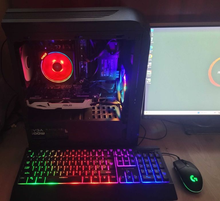Kit gaming Ryzen 5 2600x 16Gb DDR4 1Tb SSD GTX 1060 6Gb