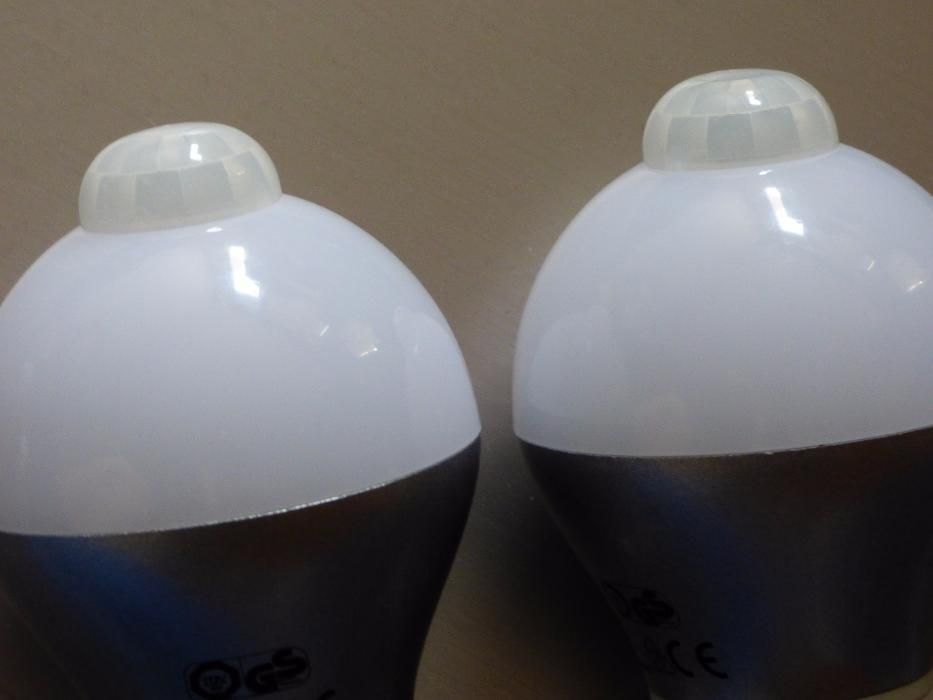 LED 6W PIR лампа с инфрачервен сензор за движение и сензор за светлина