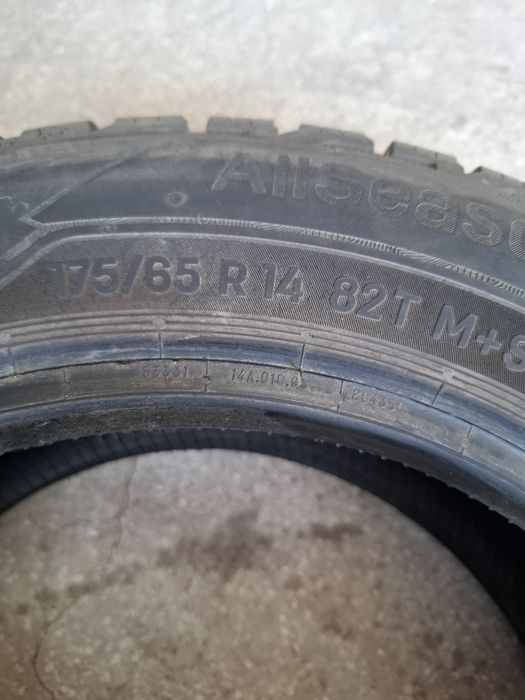 2 Всесезонни гуми 175/65/14 ДОТ21 6.5мм