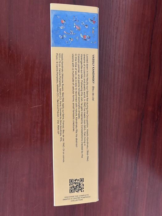 Часовник-Swatch Originals Gent – “Vassily Kandinsky – Bleu de ciel”