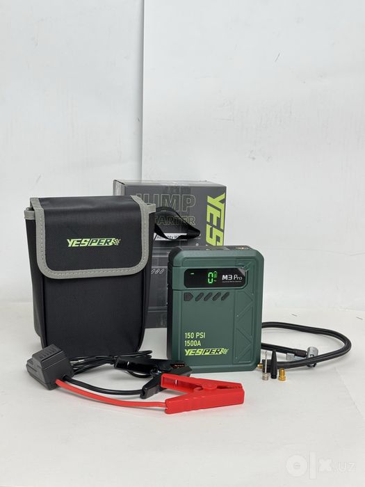YESPER M3 Pro avto starter + kompressor + fonar + Power Bank