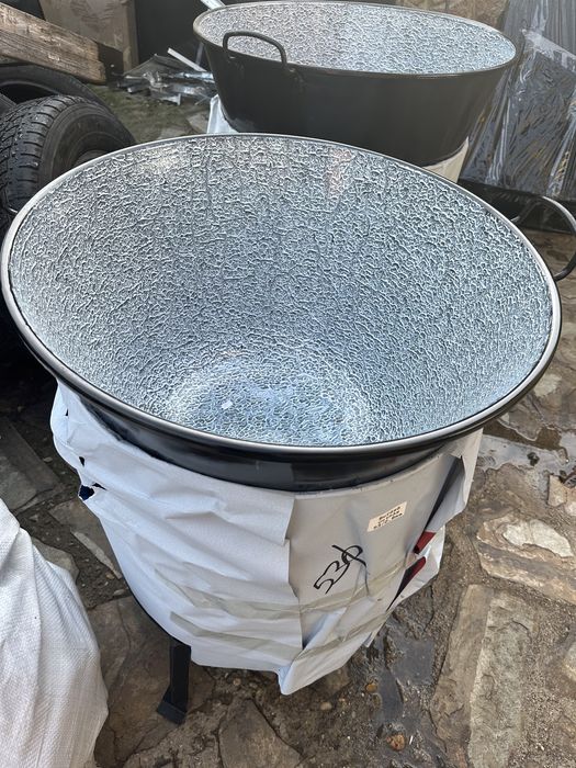 Ceaun cu soba 100 L nou