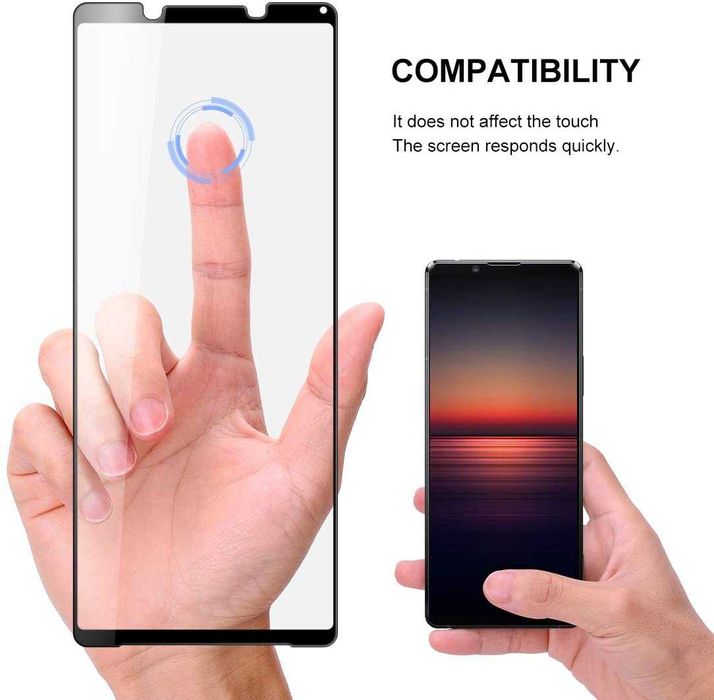 Закален стъклен протектор за Sony Xperia 1 5 10 II III IV V VI L3 L4