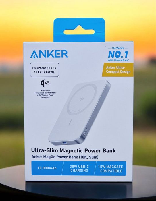 Anker MagGo Power Bank 10 000 mAh Slim 30W. Есть доставка