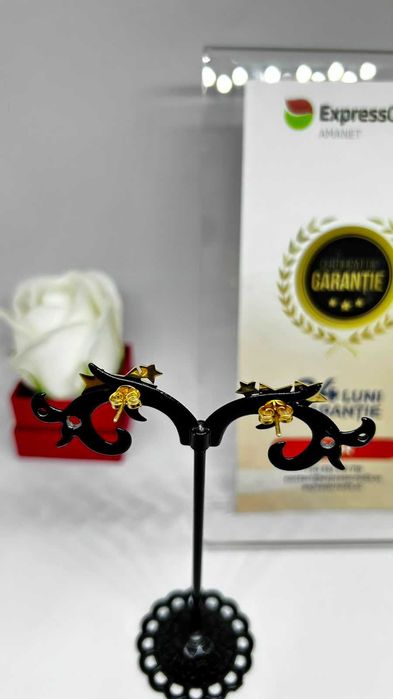 Cercei Aur 14K 1.69g (AG1 Alexandru B54034.4) - Garantie 2 ani!